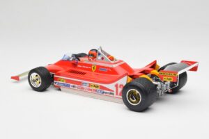 Ferrari 312T4 #12 G. Villeneuve United States Grand Prix East Winner 1979 Bburago 1:18 18-16814-18-01546 Metāls — attēls 5 no 6