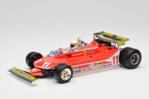 Ferrari 312T4 Short Tail #11 J. Scheckter Monaco Grand Prix 1979 Bburago 1:18 18-16814-18-01545 Metāls