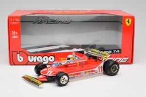Ferrari 312T4 Short Tail #11 J. Scheckter Monaco Grand Prix 1979 Bburago 1:18 18-16814-18-01545 Metāls — attēls 6 no 6