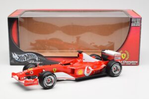 Ferrari F2003-GA F1 Constructors World Champions 2003 Hot Wheels 1:18 G3764 Metāls — attēls 7 no 7