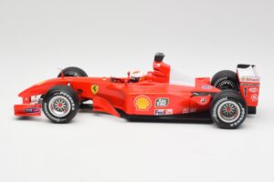 Ferrari F2001 #1 M. Schumacher F1 World Champion 2001 Sarkans Hot Wheels 1:18 50202 Metāls — attēls 3 no 6