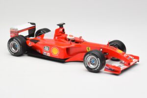 Ferrari F2001 #1 M. Schumacher F1 World Champion 2001 Sarkans Hot Wheels 1:18 50202 Metāls — attēls 4 no 6