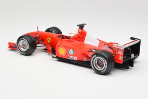 Ferrari F2001 #1 M. Schumacher F1 World Champion 2001 Sarkans Hot Wheels 1:18 50202 Metāls — attēls 5 no 6