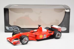 Ferrari F2001 #1 M. Schumacher F1 World Champion 2001 Sarkans Hot Wheels 1:18 50202 Metāls — attēls 6 no 6