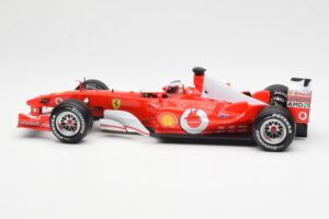 Ferrari F2003-GA #2 R. Barrichello F1 2003 Hot Wheels 1:18 B1024 Metāls — attēls 3 no 6