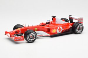 Ferrari F2003-GA #2 R. Barrichello F1 2003 Hot Wheels 1:18 B1024 Metāls