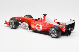 Ferrari F2003-GA #2 R. Barrichello F1 2003 Hot Wheels 1:18 B1024 Metāls — attēls 5 no 6