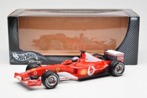Ferrari F2003-GA #2 R. Barrichello F1 2003 Hot Wheels 1:18 B1024 Metāls — attēls 6 no 6
