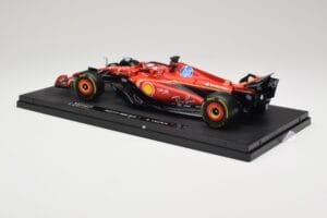 Ferrari SF-24 #16 C. Leclerc Emilia Romagna Grand Prix 2024 Bburago 1:18 18-16821-L-IMOLA-SHOWCASE Metāls — attēls 5 no 7