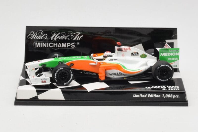 Force India Mercedes VJM03 #14 A. Sutil Showcar 2010 Minichamps 1:43 400100084 Metāls