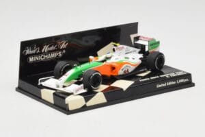 Force India Mercedes VJM02 #21 G. Fisichella Showcar 2009 Minichamps 1:43 400090091 Metāls — attēls 2 no 5