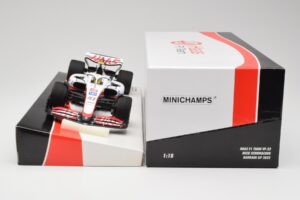 Haas VF-22 #47 M. Schumacher Bahrain GP 2022 Minichamps 1:18 147220147 Metāls — attēls 6 no 7