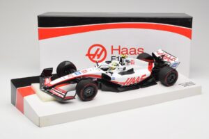 Haas VF-22 #47 M. Schumacher Bahrain GP 2022 Minichamps 1:18 147220147 Metāls — attēls 7 no 7
