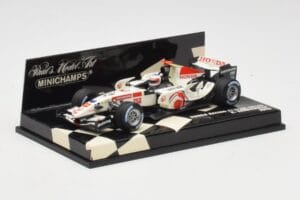 Honda RA106 #11 R. Barrichello F1 2006 Minichamps 1:43 400060011 Metāls — attēls 2 no 5