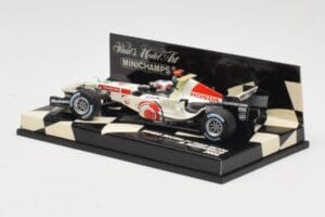 Honda RA106 #11 R. Barrichello F1 2006 Minichamps 1:43 400060011 Metāls — attēls 3 no 5
