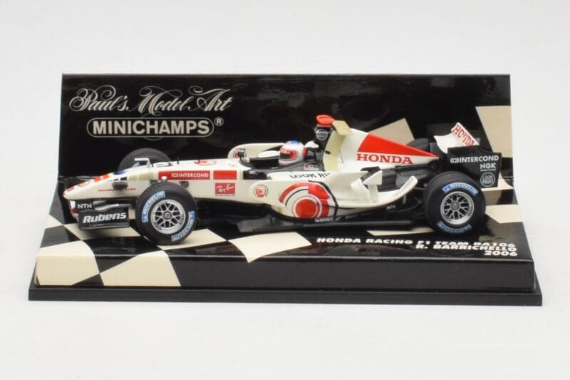 Honda RA106 #11 R. Barrichello F1 2006 Minichamps 1:43 400060011 Metāls