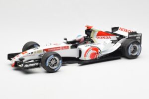 Honda RA106 Honda Racing Team R. Barrichello F1 Showcar 2006 Minichamps 1:18 08MF1-06B-CRB18 Metāls