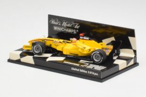 Jordan EJ15 S. Yamamoto F1 Silverstone Test 2005 Minichamps 1:43 400050239 Metāls — attēls 2 no 6