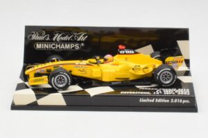 Jordan EJ15 S. Yamamoto F1 Silverstone Test 2005 Minichamps 1:43 400050239 Metāls