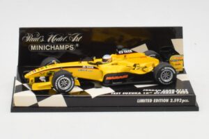 Jordan Ford EJ13 S. Motoyama Suzuka Test 2003 Minichamps 1:43 400030036 Metāls