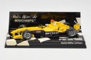 Jordan Ford EJ14 N. Mansell Regent Street Parade 2004 Minichamps 1:43 400040095 Metāls