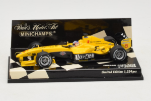 Jordan EJ14 Ford #19 T. Glock Jordan Ford F1 Team 2004 Minichamps 1:43 400040039 Metāls
