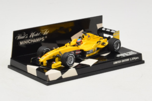 Jordan EJ14 Ford #18 N. Heidfeld Jordan Ford F1 Team Showcar 2004 Minichamps 1:43 400040088 Metāls — attēls 2 no 5