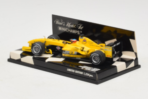 Jordan EJ14 Ford #18 N. Heidfeld Jordan Ford F1 Team Showcar 2004 Minichamps 1:43 400040088 Metāls — attēls 3 no 5