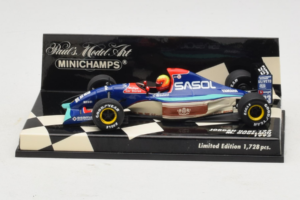 Jordan 192 Yamaha M. Gugelmin F1 1992 Minichamps 1:43 400920033 Metāls