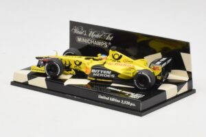 Jordan Honda EJ11 #11 J. Trulli F1 2001 Minichamps 1:43 400010012 Metāls — attēls 3 no 5