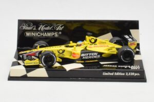 Jordan Honda EJ11 #11 J. Trulli F1 2001 Minichamps 1:43 400010012 Metāls