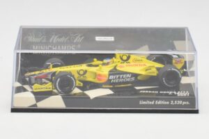 Jordan Honda EJ11 #11 J. Trulli F1 2001 Minichamps 1:43 400010012 Metāls — attēls 5 no 5
