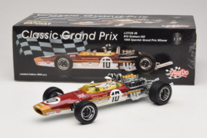 Lotus 49 G. Hill Spanish GP Winner 1968 Quartzo 1:18 18214 Metāls — attēls 6 no 6