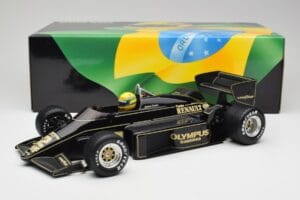 Lotus Renault 97T John Player Special #12 A. Senna Portuguese GP 1985 1st Victory Minichamps 1:12 540851292 Metāls — attēls 8 no 8