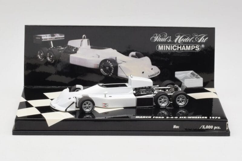 March 2-4-0 Six Wheeler #12 F1 1976 Minichamps 1:43 436760699 Metāls