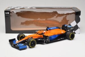 McLaren MCL35M #3 D. Ricciardo Bahrain GP 2021 Minichamps 1:18 530211803 Metāls — attēls 7 no 7