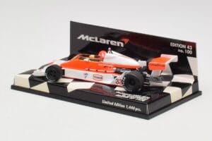 McLaren Ford M26 B. Giacomelli British GP 1978 Minichamps 1:43 530784333 Metāls — attēls 3 no 5