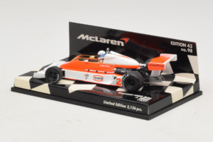 McLaren M26 Ford J. Mass F1 1977 Minichamps 1:43 530774302 Metāls — attēls 3 no 5