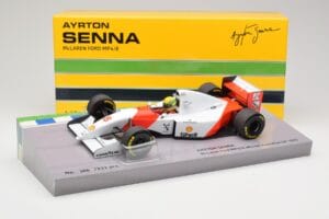 McLaren Ford MP4/8 #8 A. Senna Winner Australian GP 1993 Minichamps 1:18 543933838 Metāls — attēls 7 no 7