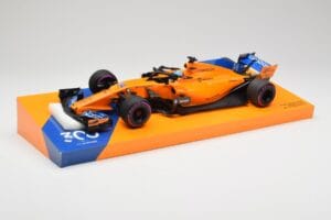McLaren MCL33 #14 F. Alonso Canadian Grand Prix 300th Start 2018 Minichamps 1:18 533184014 Metāls — attēls 2 no 6