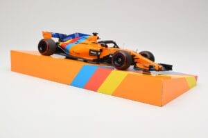 McLaren MCL33 Renault #14 F. Alonso Abu Dhabi GP 2018 Minichamps 1:18 533183914 Sveķi — attēls 4 no 7