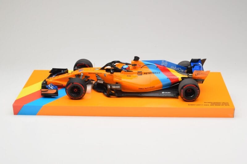 McLaren MCL33 Renault #14 F. Alonso Abu Dhabi GP 2018 Minichamps 1:18 533183914 Sveķi