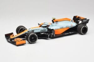 McLaren MCL35M #4 L. Norris Monaco GP 2021 Minichamps 1:18 530212404 Metāls