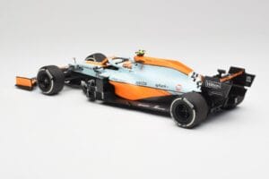 McLaren MCL35M #4 L. Norris Monaco GP 2021 Minichamps 1:18 530212404 Metāls — attēls 5 no 7