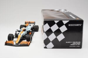 McLaren MCL35M #4 L. Norris Monaco GP 2021 Minichamps 1:18 530212404 Metāls — attēls 7 no 7