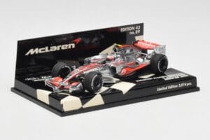 McLaren Mercedes MP4-23 #23 H. Kovalainen Showcar 2008 Minichamps 1:43 530084393 Metāls — attēls 2 no 5