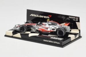 McLaren Mercedes MP4-23 #23 H. Kovalainen Showcar 2008 Minichamps 1:43 530084393 Metāls — attēls 3 no 5