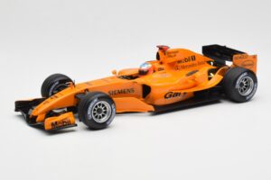 McLaren Mercedes MP4-20 G. Paffett F1 Test Car 2006 Minichamps 1:18 B66962342 Metāls