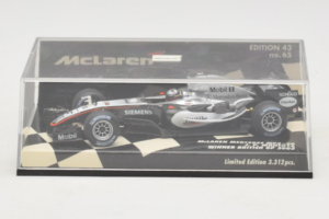 McLaren MP4-20 Mercedes #10 J.P. Montoya British GP Winner F1 2005 Minichamps 1:43 530054320 Metāls — attēls 4 no 5