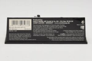 McLaren Mercedes MP4-20 #10 J-P. Montoya Race Car 2005 Minichamps 1:43 530054310 Metāls — attēls 4 no 5
